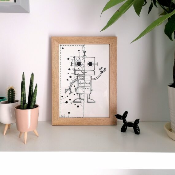 Robot 21x30cm
